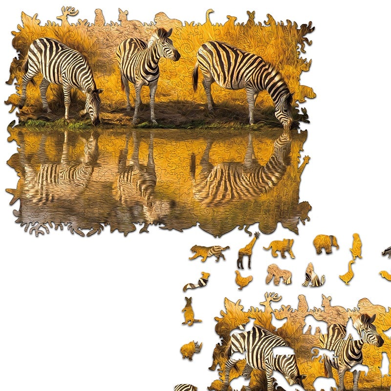 Wooden Jigsaw Puzzle- ZEBRA